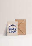 Carte love U beaucoup 