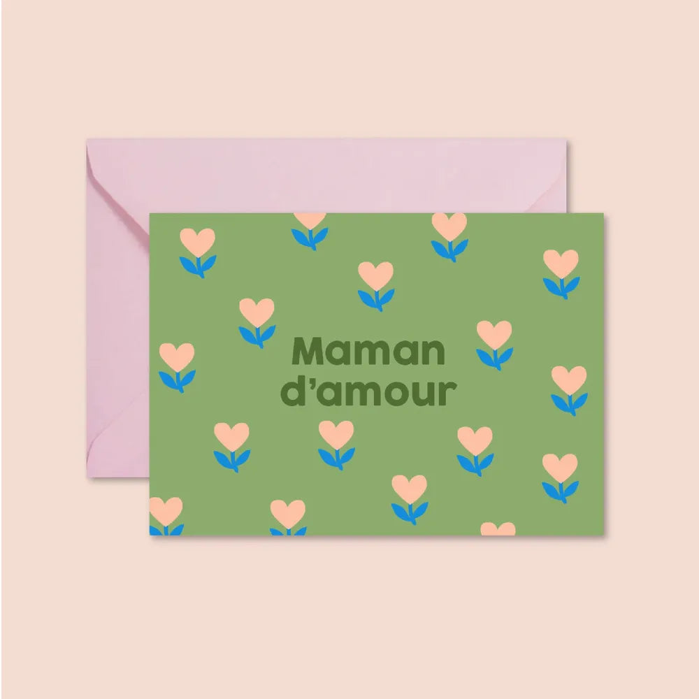 Carte Maman D'Amour ma petite vie
