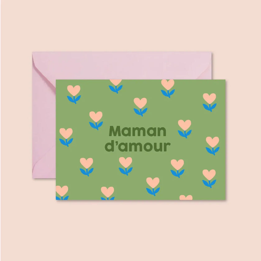 Carte Maman D'Amour ma petite vie