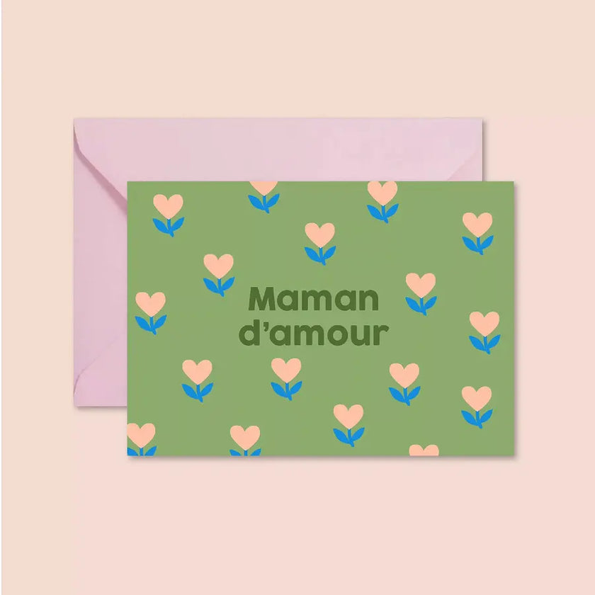carte verte maman d'amour