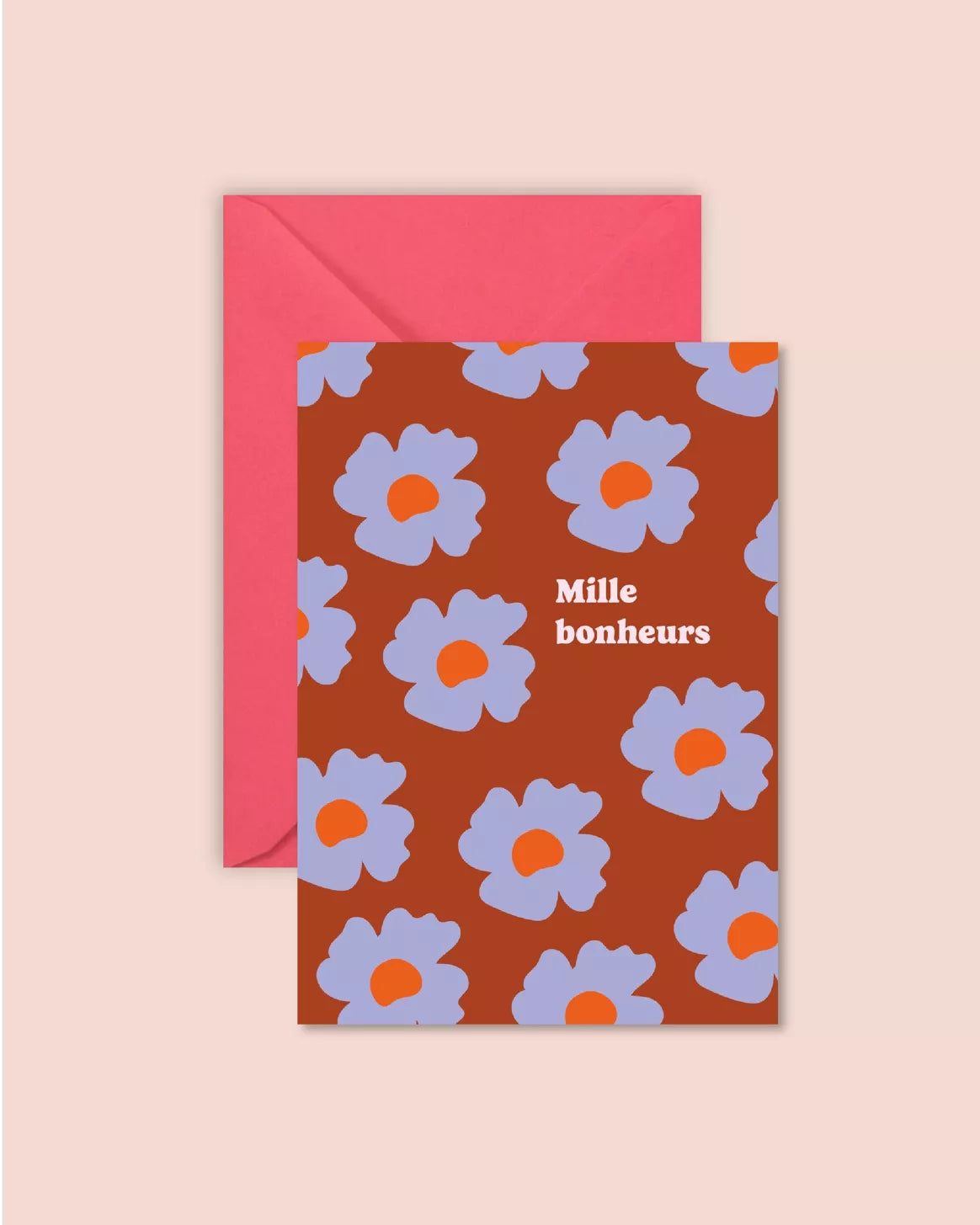Carte mille bonheurs fleuris 