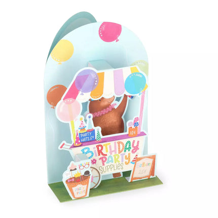 Carte Pop up taddy anniversaire Legami