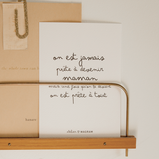 Carte postale Maman Atelier Wagram