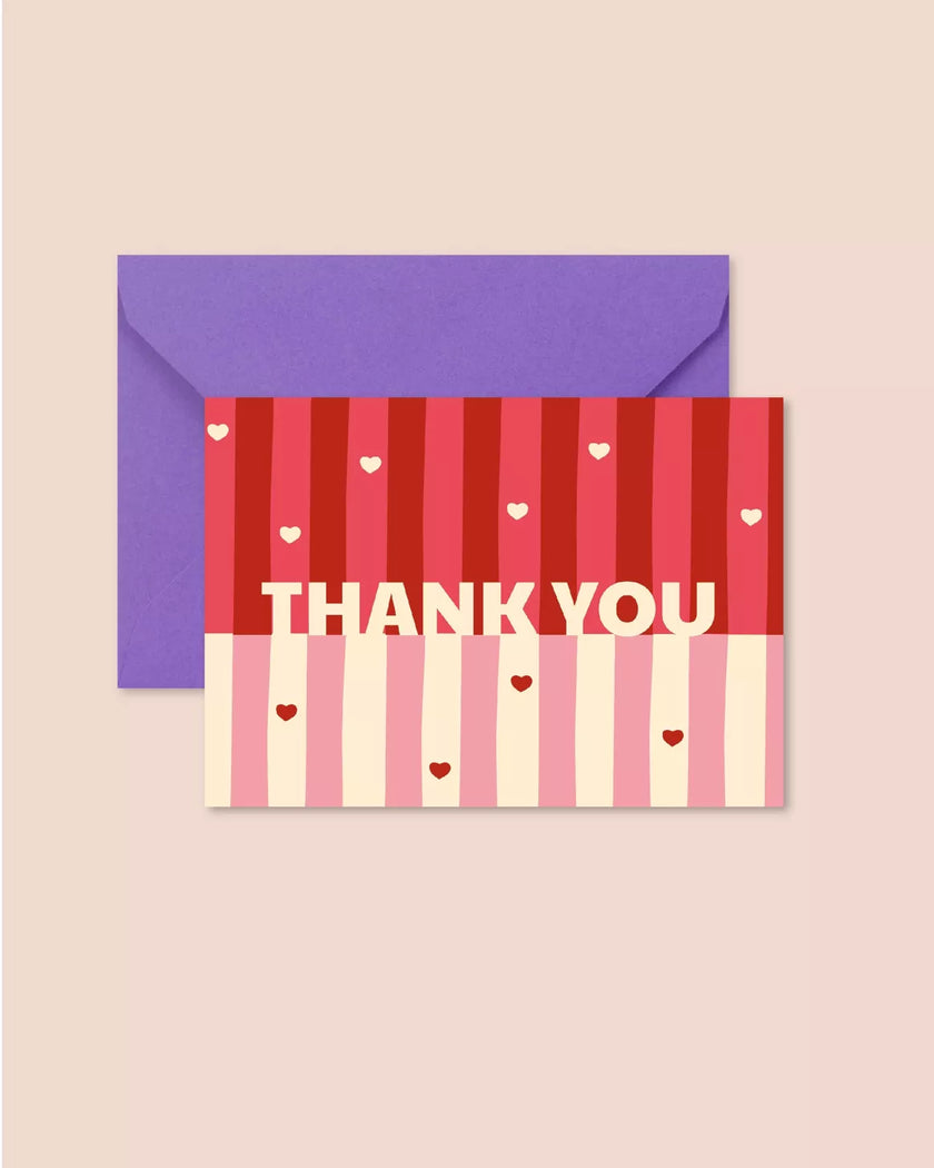 Carte de remerciement Thank you