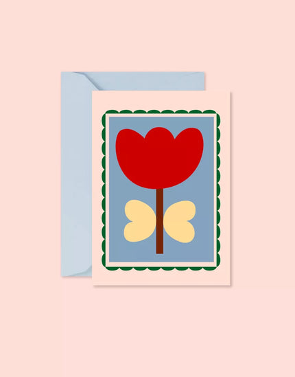 Carte ma petite vie tulipe