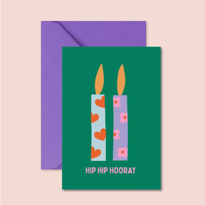 carte anniversaire hip hip hooray
