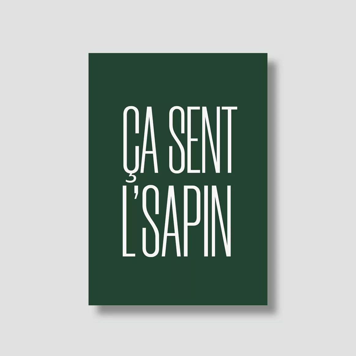 Carte ça sent l'sapin