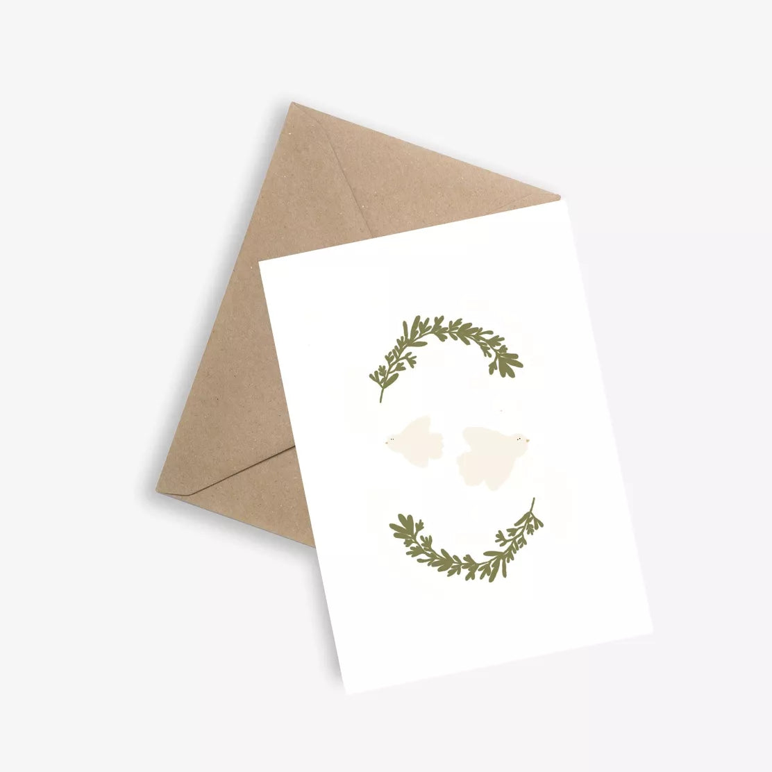 carte de cérémonie l'envol des colombes