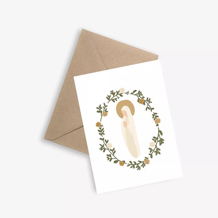 carte de ceremonie la sainte vierge