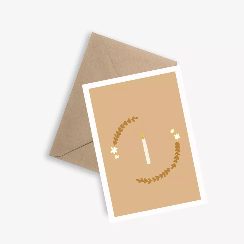 carte de ceremonie le cierge