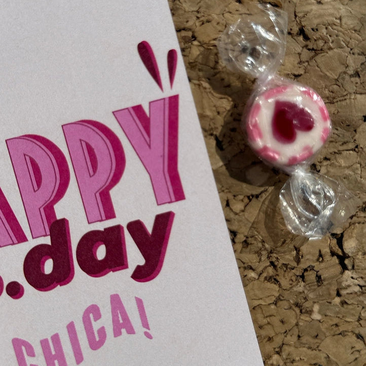 carte happy b day chica