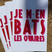 carte je m'en bats les ovaires
