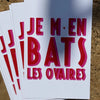 carte je m'en bats les ovaires