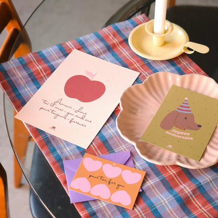 carte joyeux anniversaire chien