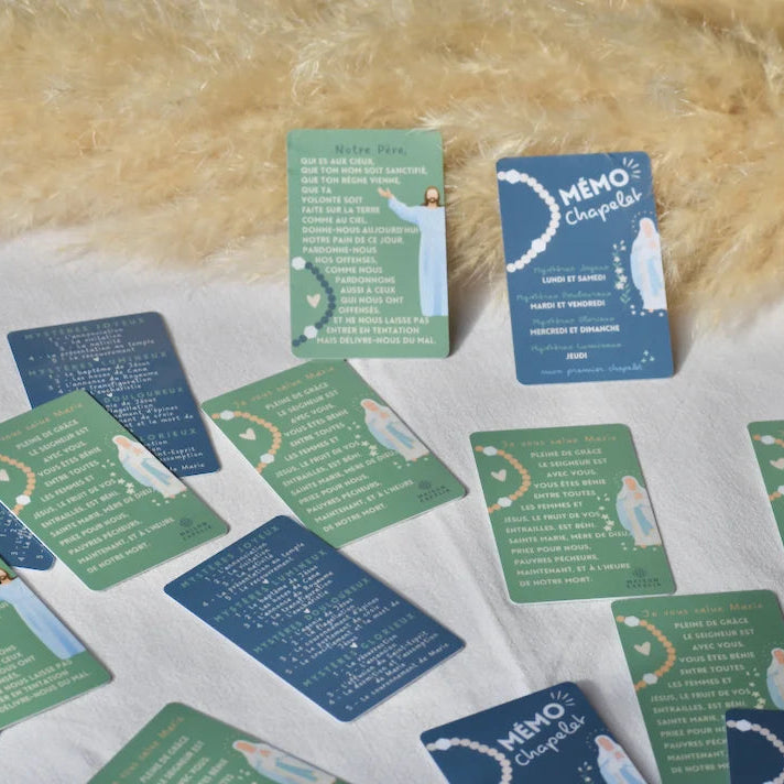 carte memo je vous salue maris et notre père