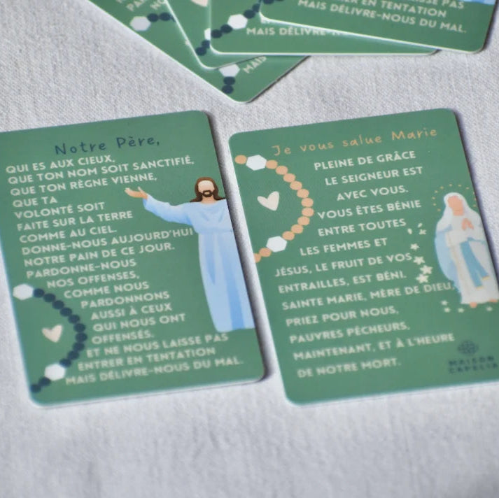 carte memo je vous salue maris et notre père