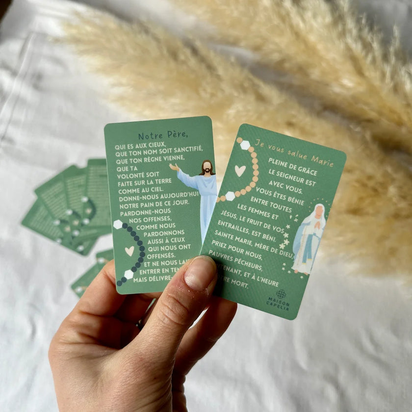 carte memo je vous salue maris et notre père