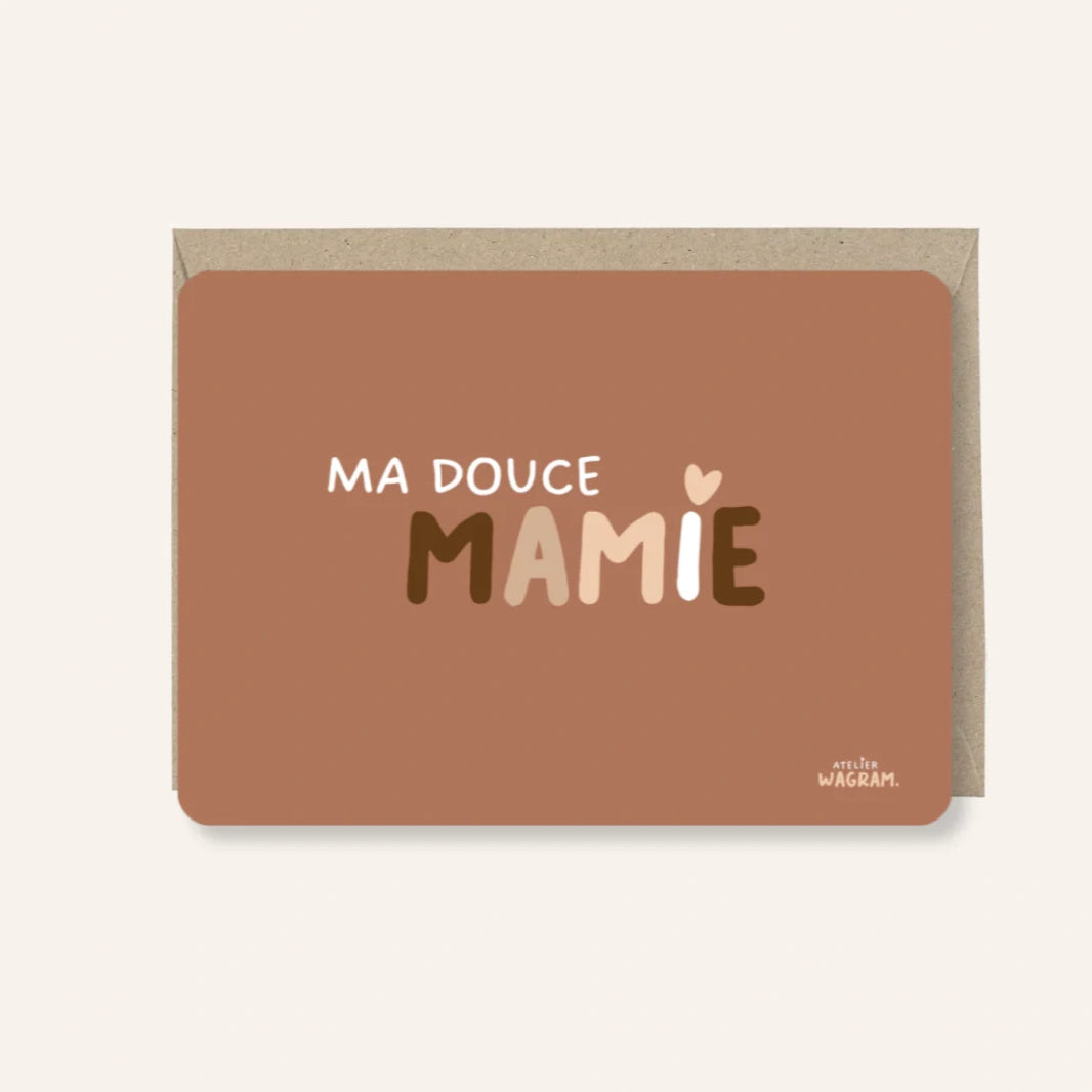 carte postale ma douce mamie