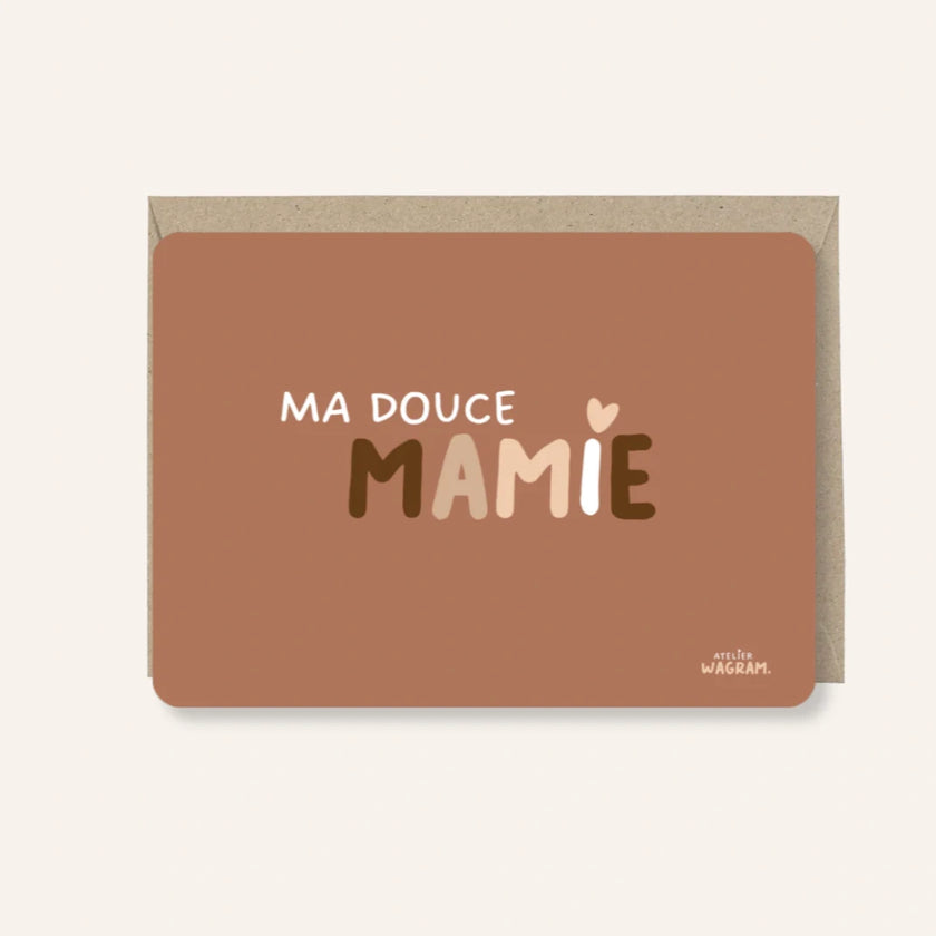 carte postale ma douce mamie