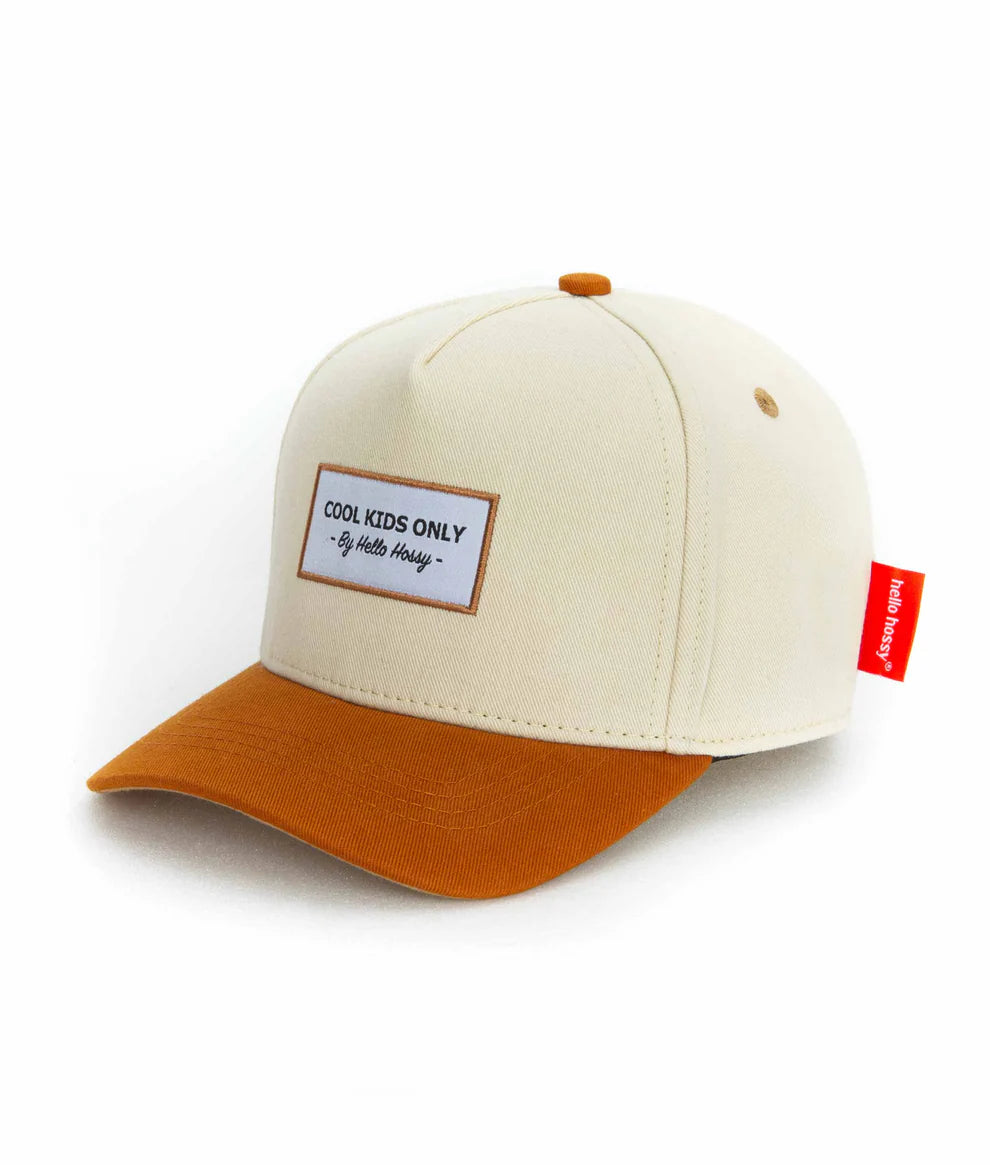 Casquette hello hossy mini beige enfant