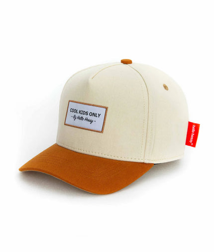 Casquette hello hossy mini beige enfant