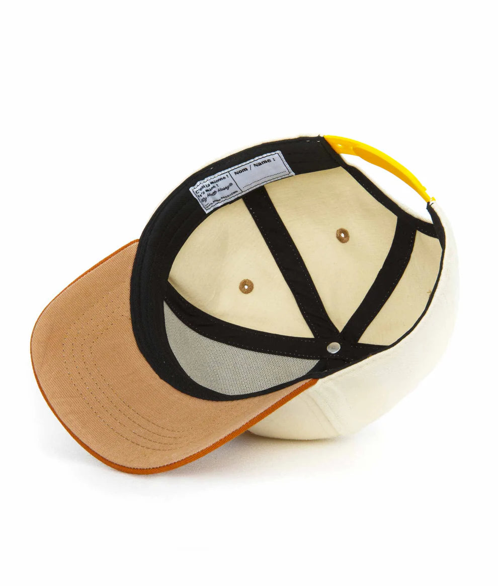 Casquette hello hossy mini beige enfant