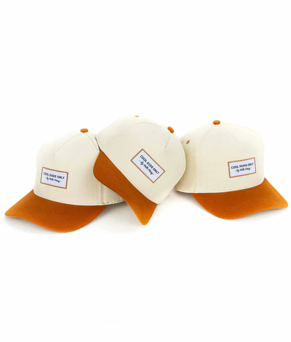 Casquette hello hossy mini beige enfant maman et papa