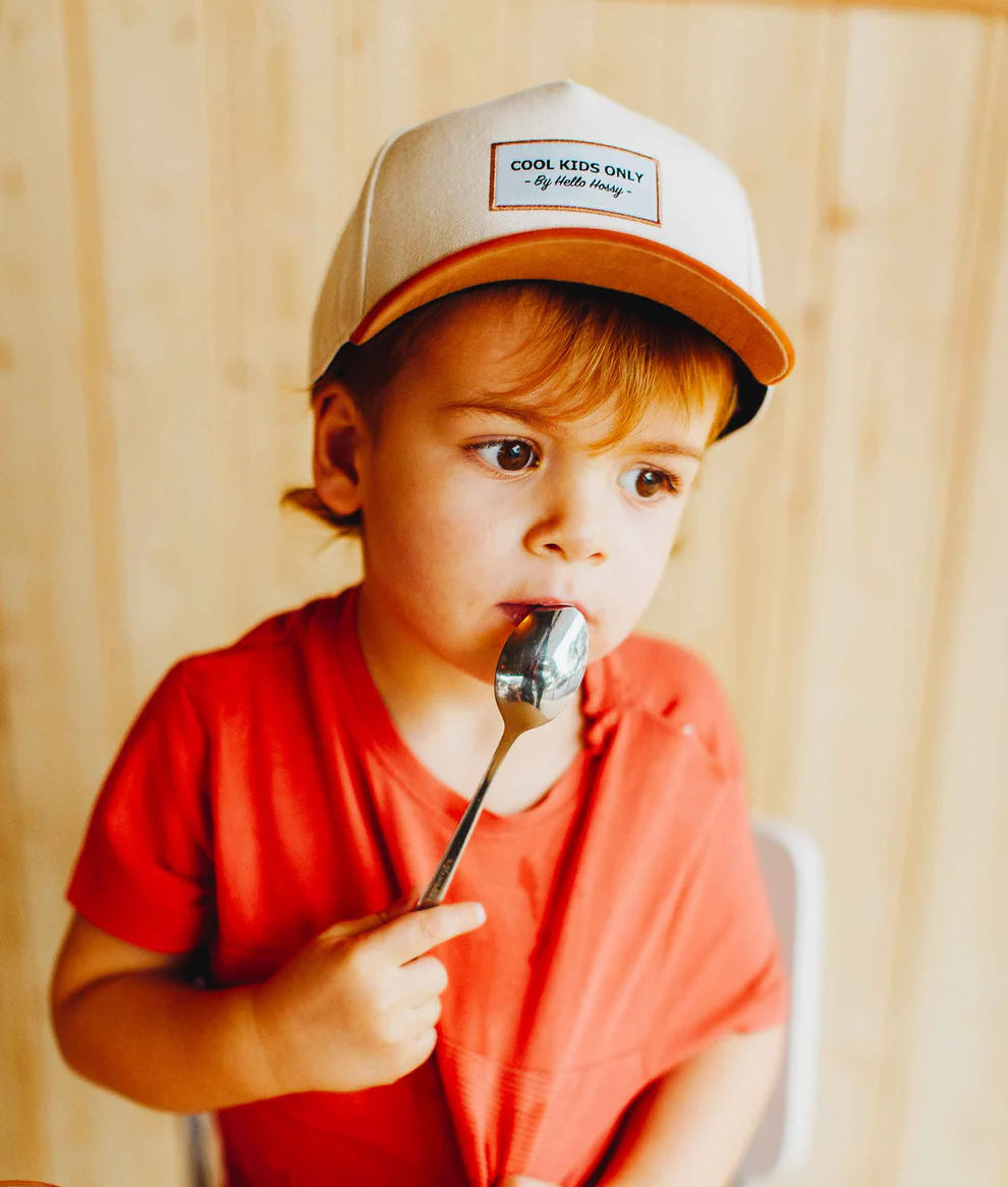 Casquette hello hossy mini beige enfant