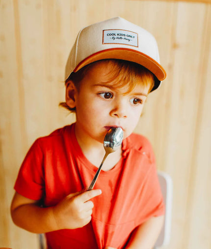 Casquette hello hossy mini beige enfant