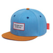 casquette bleu et camel