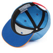 casquette bleu et camel