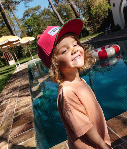 Casquette mini fuchsia hello hossy