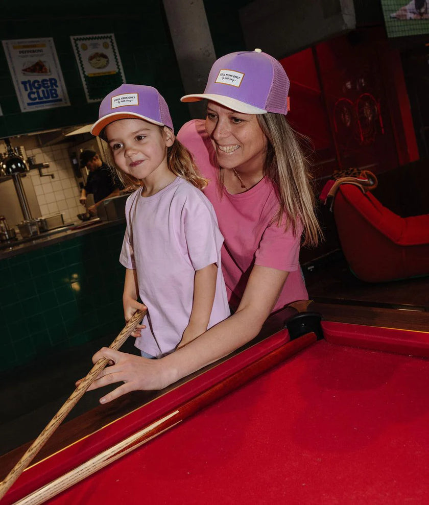 Casquette Hello Hossy mini iris enfant