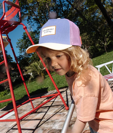 Casquette Hello Hossy mini iris enfant