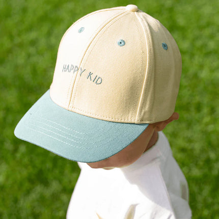 casquette enfant happy kid jaune