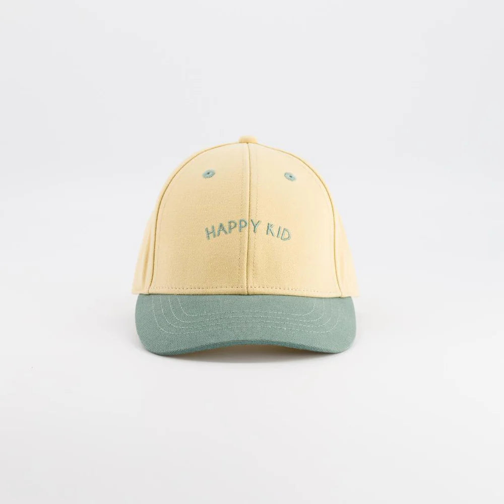 casquette enfant happy kid jaune