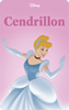 Cartes Yoto Cendrillon Disney