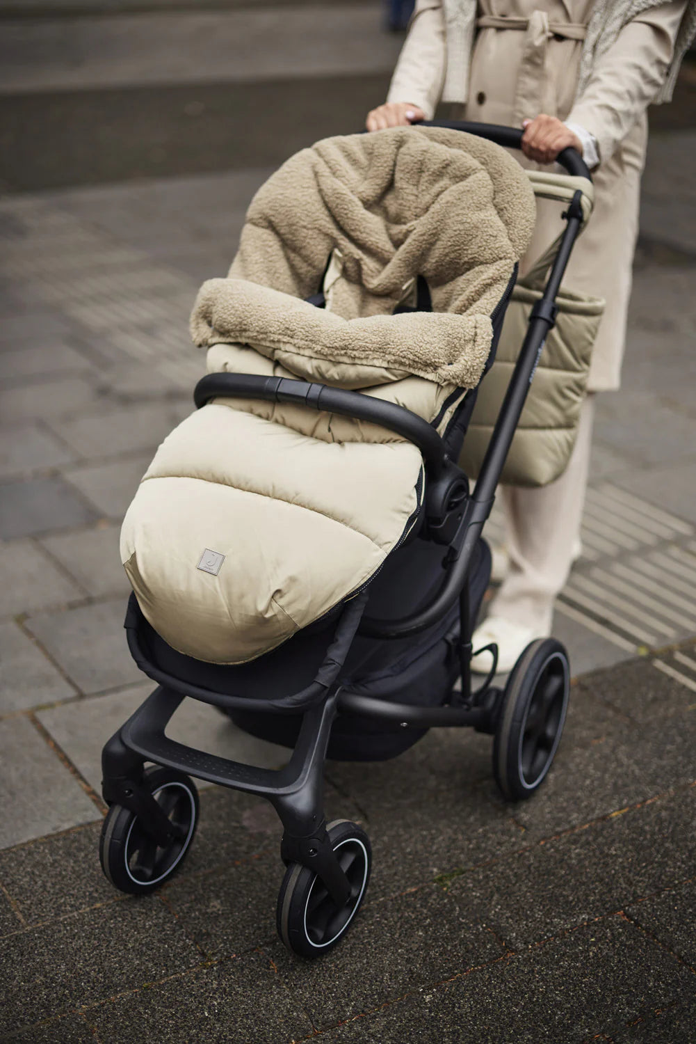 Chancelière buggy stroller olive green