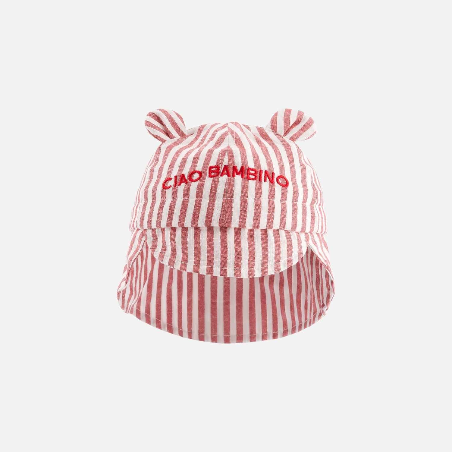 Chapeau Bébé | Ciao Bambino Rayures Rouge