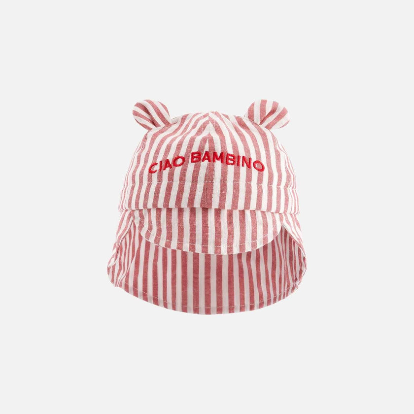 Chapeau Bébé | Ciao Bambino Rayures Rouge