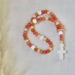 Chapelet Amour rose et orange maison capelia