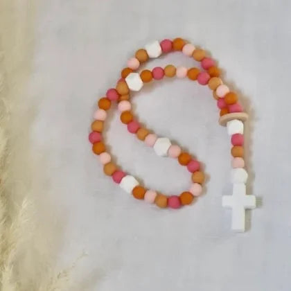Chapelet Amour rose et orange maison capelia