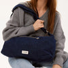 sac en jean bleu foncé