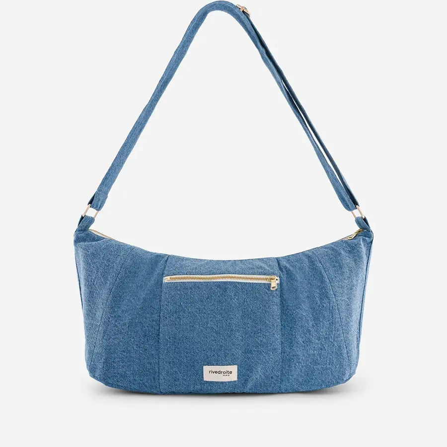 sac en jean bleu