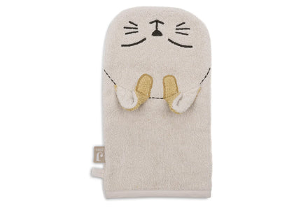 Gant de toilette Jollein chat 