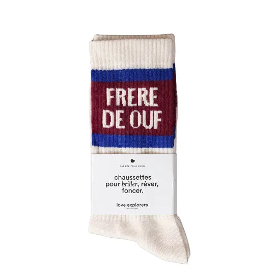 Chaussette love explorers Frere de ouf