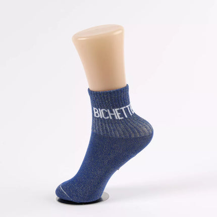 chaussette a paillettes bichette