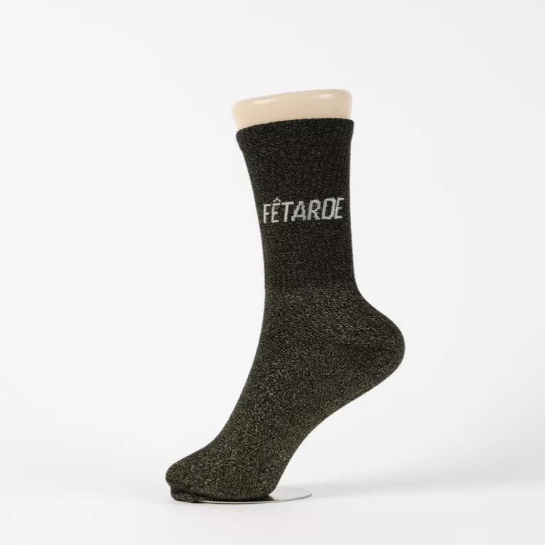 chaussette a paillettes fetarde