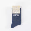 Chaussettes à paillette chieuse bleu 
