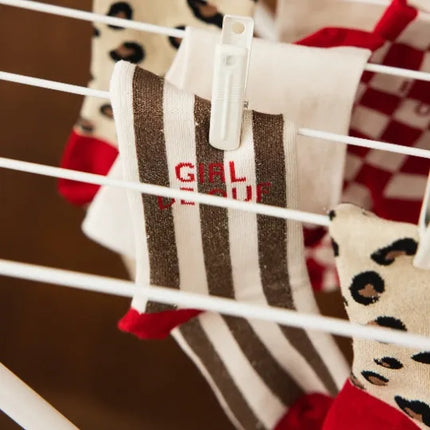 Chaussettes rayures girls de ouf